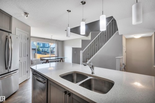 1271 Chappelle Boulevard, Edmonton, AB - Indoor Photo Showing Kitchen With Double Sink