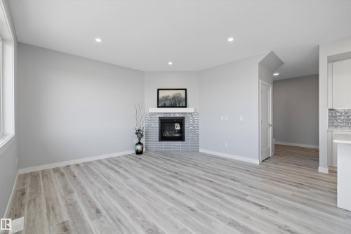 10238 92A Avenue, Morinville, AB - Indoor With Fireplace