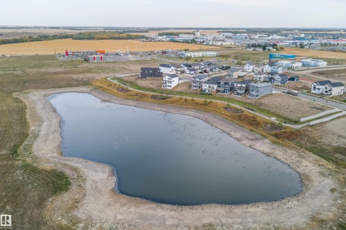 Bird's eye view of a large body of water - 10214 92A Avenue, Morinville, AB - Outdoor With View