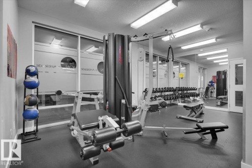 306 2588 Anderson Way, Edmonton, AB - Indoor Photo Showing Gym Room