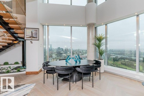 3401 11969 Jasper Avenue, Edmonton, AB - Indoor Photo Showing Dining Room