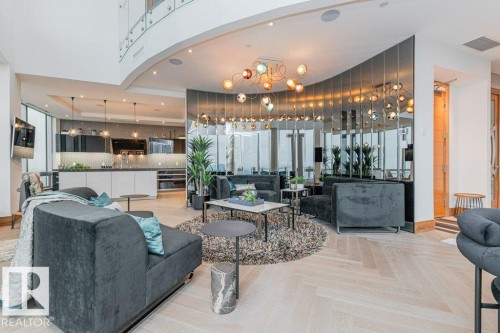 3401 11969 Jasper Avenue, Edmonton, AB - Indoor Photo Showing Living Room