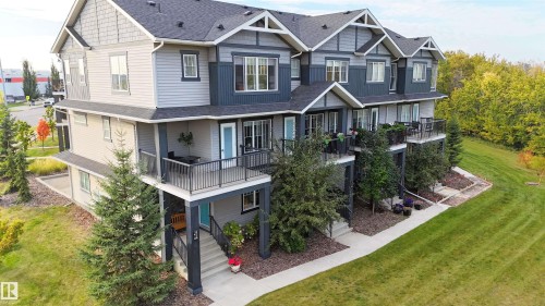 41 50 Mclaughlin Drive, Spruce Grove, AB - Outdoor With Balcony With Facade