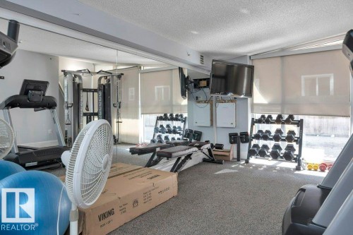 904 9819 104 Street, Edmonton, AB - Indoor Photo Showing Gym Room