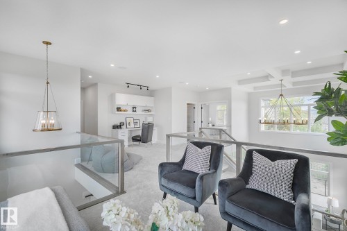 5604 Cautley Cove Cove, Edmonton, AB - Indoor Photo Showing Living Room