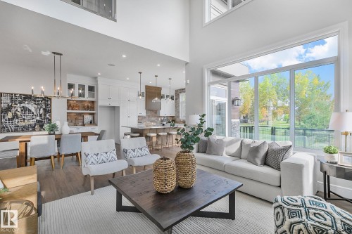 5604 Cautley Cove Cove, Edmonton, AB - Indoor Photo Showing Living Room
