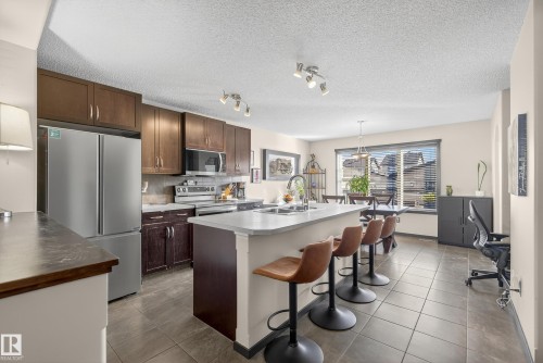 3623 13 Street, Edmonton, AB - Indoor Photo Showing Kitchen With Double Sink