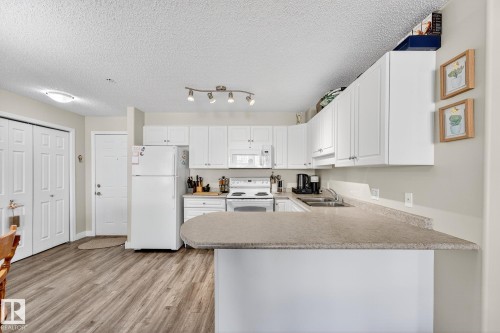 303 13625 34 Street, Edmonton, AB - Indoor Photo Showing Kitchen With Double Sink