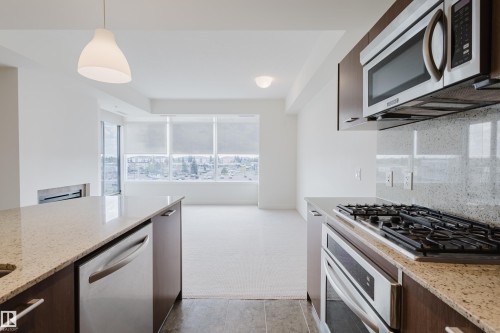 403 2504 109 Street, Edmonton, AB - Indoor Photo Showing Kitchen With Upgraded Kitchen