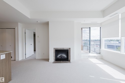 403 2504 109 Street, Edmonton, AB - Indoor Photo Showing Other Room With Fireplace