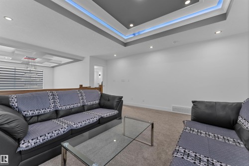 5814 Peltier Close, Beaumont, AB - Indoor Photo Showing Living Room