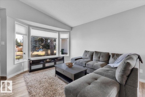 3619 27 Avenue, Edmonton, AB - Indoor Photo Showing Living Room