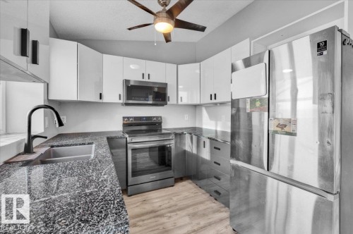 3619 27 Avenue, Edmonton, AB - Indoor Photo Showing Kitchen With Double Sink With Upgraded Kitchen