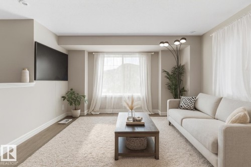 56 5317 3 Avenue, Edmonton, AB - Indoor Photo Showing Living Room