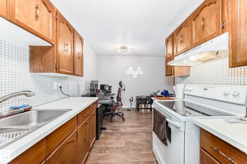 305 14004 26 Street, Edmonton, AB - Indoor Photo Showing Kitchen With Double Sink