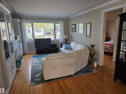 13207 109 Avenue, Edmonton, AB - Indoor Photo Showing Living Room
