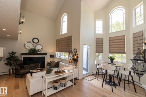 304 14 Mission Avenue, St. Albert, AB - Indoor With Fireplace