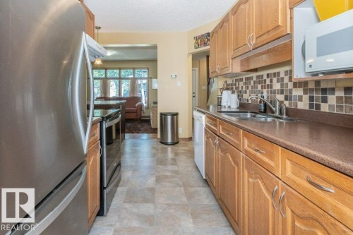 13539 110A Avenue, Edmonton, AB - Indoor Photo Showing Kitchen With Double Sink