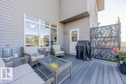 1019 Coopers Hawk Link, Edmonton, AB - Outdoor With Deck Patio Veranda With Exterior