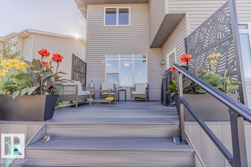 1019 Coopers Hawk Link, Edmonton, AB - Outdoor With Deck Patio Veranda With Exterior