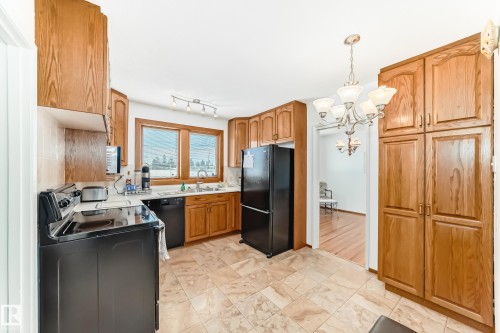 4603 116A Street, Edmonton, AB - Indoor Photo Showing Kitchen