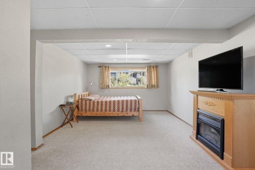 5508 54 Street, Beaumont, AB - Indoor With Fireplace