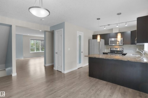 33 9535 217 Street, Edmonton, AB - Indoor Photo Showing Kitchen With Upgraded Kitchen