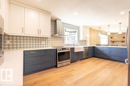224061 Twp Road 462, Rural Wetaskiwin County, AB - Indoor Photo Showing Kitchen With Upgraded Kitchen