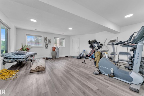 230 23020 Twp522, Rural Strathcona County, AB - Indoor Photo Showing Gym Room