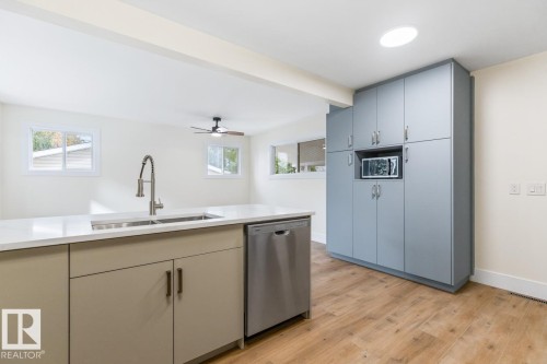 8316 68A Street, Edmonton, AB - Indoor Photo Showing Kitchen With Double Sink