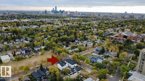 View of property location featuring nearby urban area - 11308 128 Street, Edmonton, AB - Outdoor With View