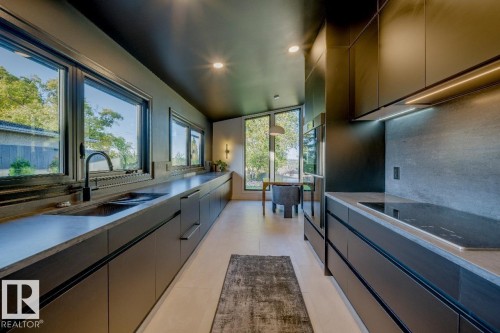 10804 65 Street, Edmonton, AB - Indoor Photo Showing Kitchen With Double Sink