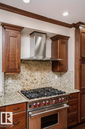 9119 117 Street, Edmonton, AB - Indoor Photo Showing Kitchen With Upgraded Kitchen