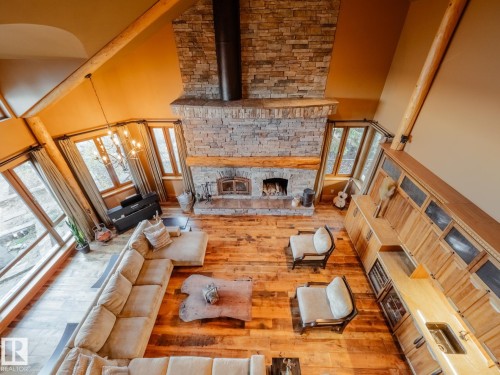 3 Eagle Drive, Rural Bonnyville M.D., AB - Indoor With Fireplace