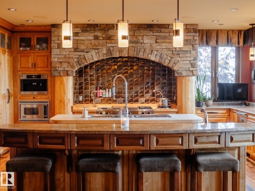 3 Eagle Drive, Rural Bonnyville M.D., AB - Indoor Photo Showing Kitchen With Double Sink With Upgraded Kitchen