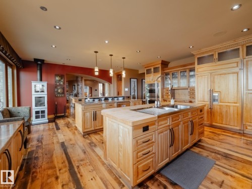 3 Eagle Drive, Rural Bonnyville M.D., AB - Indoor Photo Showing Kitchen With Double Sink With Upgraded Kitchen
