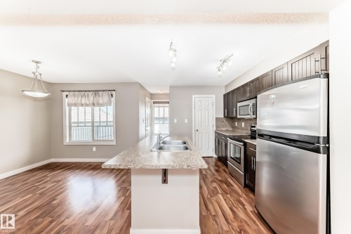 3834 Allan Drive, Edmonton, AB - Indoor Photo Showing Kitchen With Double Sink With Upgraded Kitchen