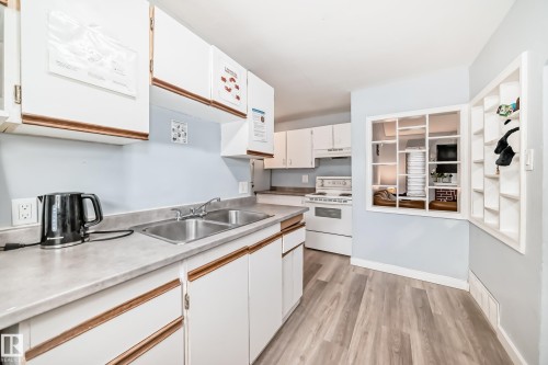 11951 77 Street Nw, Edmonton, AB - Indoor Photo Showing Kitchen With Double Sink