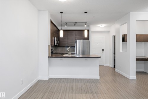 108 2590 Anderson Way, Edmonton, AB - Indoor Photo Showing Kitchen With Double Sink