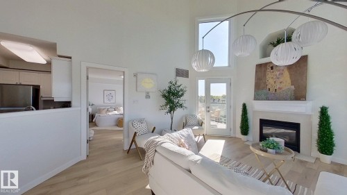 508 7839 96 Street, Edmonton, AB - Indoor With Fireplace
