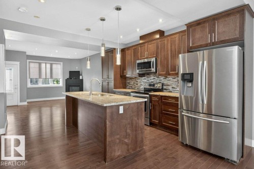 7909 105 Avenue Nw, Edmonton, AB - Indoor Photo Showing Kitchen With Upgraded Kitchen