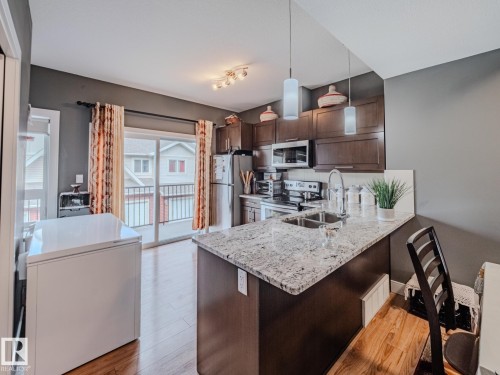37 13003 132 Avenue, Edmonton, AB - Indoor Photo Showing Kitchen With Double Sink