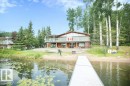 16 Maple Cresent, Rural Westlock County, AB  - Outdoor With Body Of Water With Deck Patio Veranda 