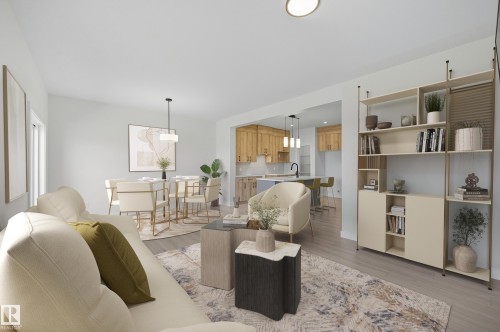 8909 223A Street, Edmonton, AB - Indoor Photo Showing Living Room