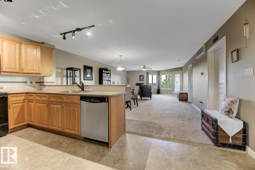 310 530 Hooke Road, Edmonton, AB - Indoor Photo Showing Kitchen With Double Sink