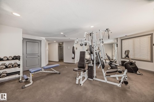 310 530 Hooke Road, Edmonton, AB - Indoor Photo Showing Gym Room