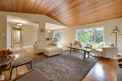 17623 53 Avenue, Edmonton, AB - Indoor Photo Showing Living Room