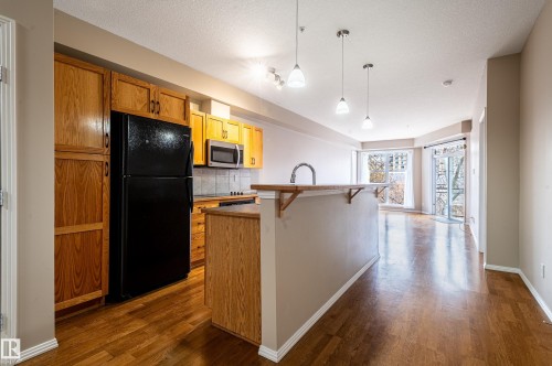 206 10503 98 Avenue, Edmonton, AB - Indoor Photo Showing Kitchen