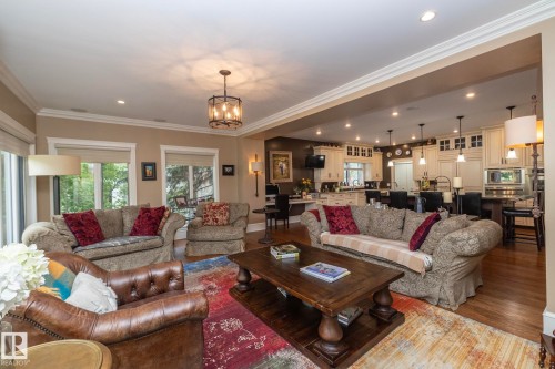 63 Fairway Drive, Edmonton, AB - Indoor Photo Showing Living Room