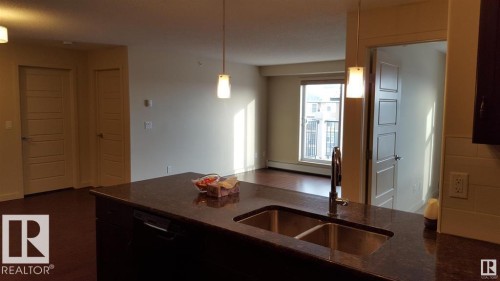 437 6076 Schonsee Way, Edmonton, AB - Indoor Photo Showing Kitchen With Double Sink